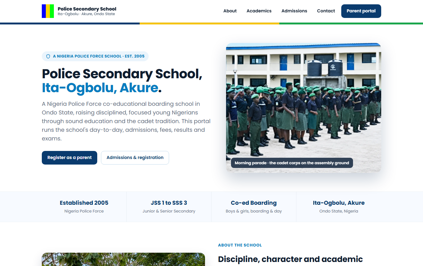 School management portal